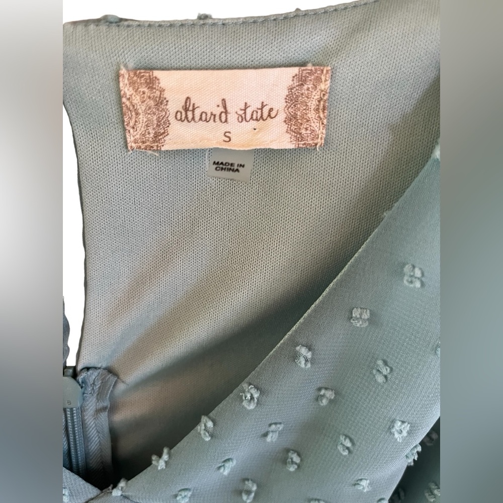 Altar’d State Size Small Aqua Blue Dress - Picture 4 of 4